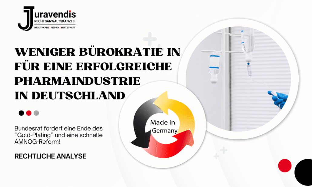 Weniger Bürokratie in der Pharmaindustrie für mehr Wettbewerb