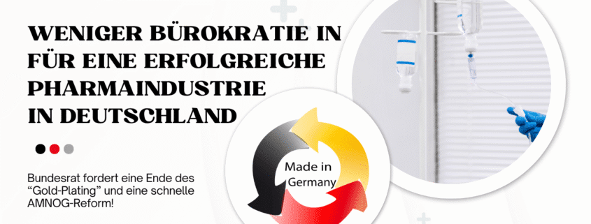 Weniger Bürokratie in der Pharmaindustrie für mehr Wettbewerb