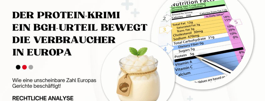 Der Protein-Krimi: Warum eine simple Gramm-Angabe illegal sein könnte